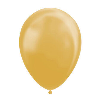 Balloner Metallic Guld 30 cm, 10 stk.