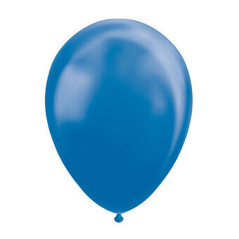 Balloner Metallic Blue 30cm, 10 stk.