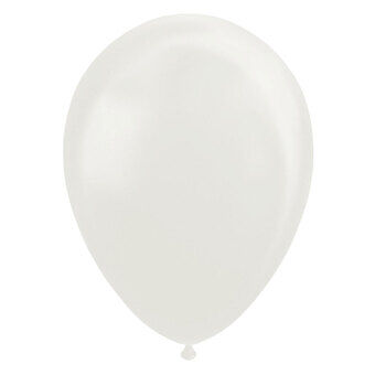 Balloner Perle Hvid 30cm, 10stk.