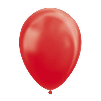 Balloner Pearl Rød 30cm, 10 stk.