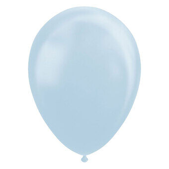 Balloner Perle Lysblå 30 cm, 10 stk.
