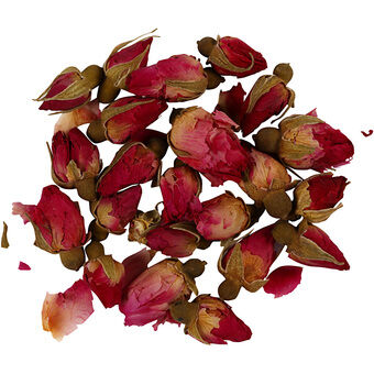 Tørrede blomster rosenknopper, 15gr