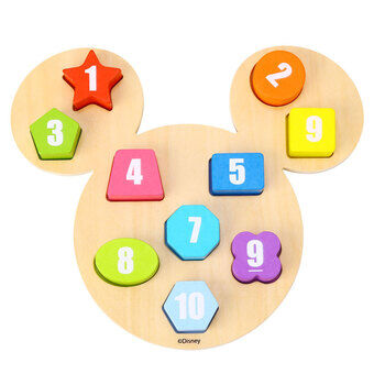 Disney mickey mouse form puslespil figurer, 11 stk.