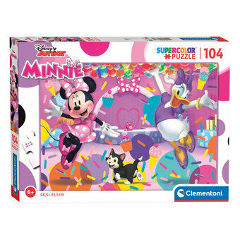 Clementoni puslespil minnie mouse, 104 stk.