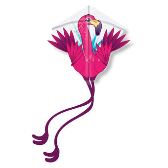 Kites ready 2 fly - pop-up nylon drage flamingo