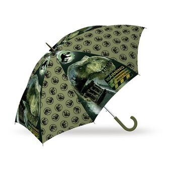 Jurassic world paraply grøn