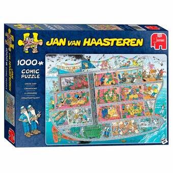 Jan van haasteren puslespil - krydstogtskib, 1000st.