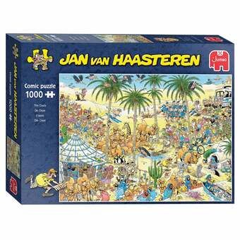 Jan van haasteren puslespil - oasen, 1000 stk.