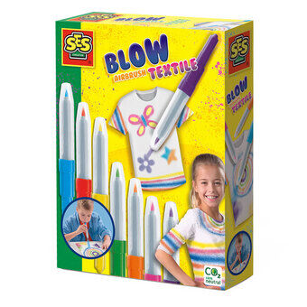 Ses blow airbrush penne - tekstil