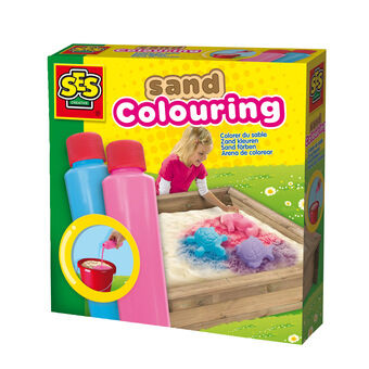 SES Sand farver - Blå og lyserød