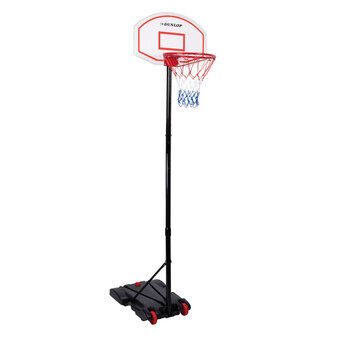 Dunlop basketballkurv med stativ, 165-205cm