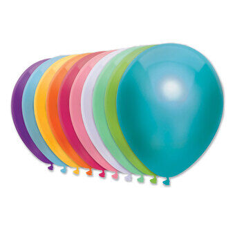 Balloner 10 neon farver, 10 stk.