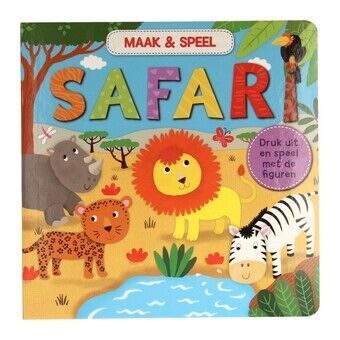 Skabe & spille bog - safari