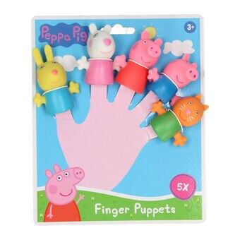 Peppa pig fingerdukker, 5 stk.