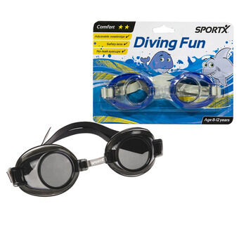 Sportx junior svømmebriller komfort