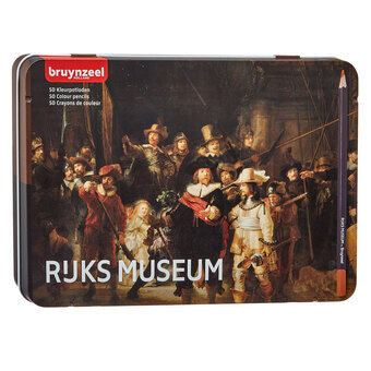 Bruynzeel Rijksmuseum farveblyanter, 50 stk.