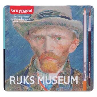 Bruynzeel rijksmuseum akvarelblyanter, 24 stk.