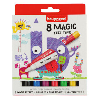 Bruynzeel Kids Magic Markere, 8 stk.