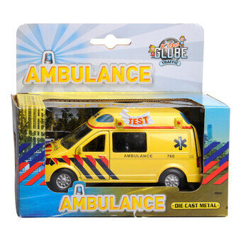 Ambulance med lys og lyd