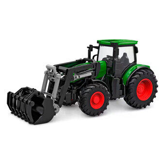 Børnenes Verdens RC-traktor med frontlæsser - Grøn
