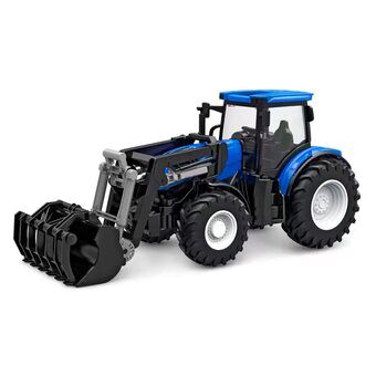 Kids Globe RC Traktor med Frontlæsser - Blå