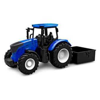 Kids Globe Traktor med Tipbøtte - Blå