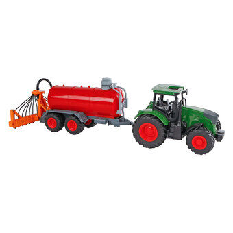 Kids Globe Traktor med gylletank, 49 cm