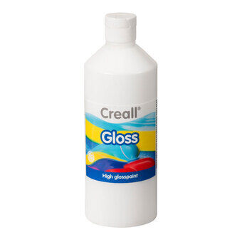 Creall gloss gloss maling hvid, 500ml