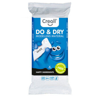 Creall Do&Dry Modellervoks Konserveringsfri Hvid, 1000gr.