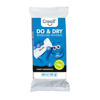 Creall Do&Dry Modelleringsler Konservering Fri Hvid, 500g.