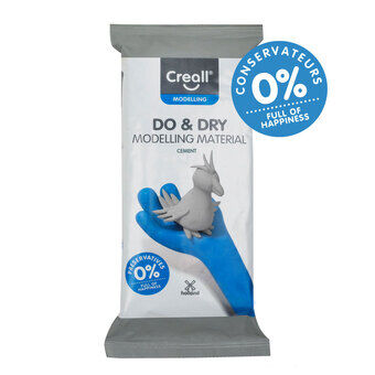 Creall do&dry modelleringsler konserveringsfri cement, 500gr.