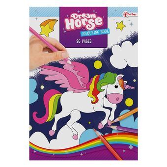 Dream Horse Super Coloring Book Unicorn