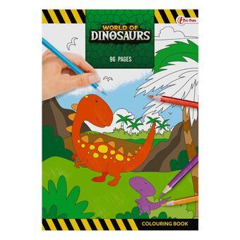 Dinosaurernes verden super malebog