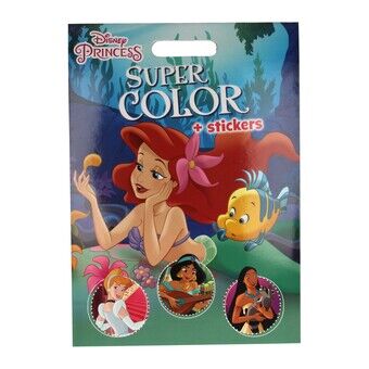 Walt Disney Super Color Malebog Prinsesse