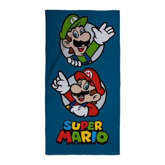 Super Mario strandhåndklæde, 70x140cm
