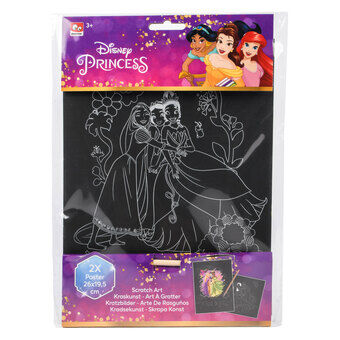 Disney prinsesse skrabekunst, 2 stk.