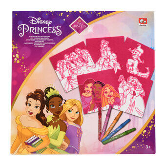 Disney prinsesse filt farver, 5 stk.