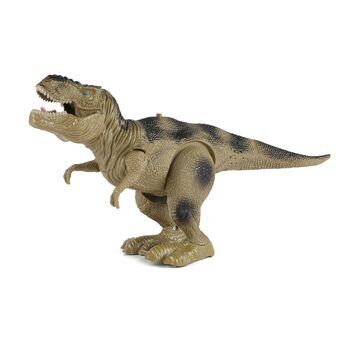 Dinosaurernes verden dino t-rex går med lyd