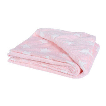 Fleece tæppe pink