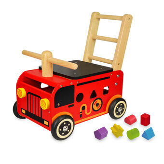 Jeg er legetøjsgang og skubbelastbil brandvæsen