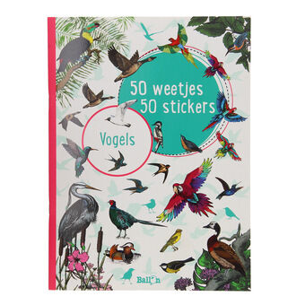50 Fakta 50 Klistermærker - Fugle