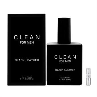 Clean For Men Black Leather - Eau de Toilette - Duftprøve - 2 ml
