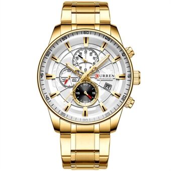 CURREN Men\'s Watches Luxury Quality Quartz Watch Business Wristwatch Waterproof Chronograph Wristwatch Male Clock