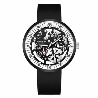 SANDA 3215 Moderigtigt multilags elektronisk ur med Vision fluorescens 50 m vandtæt ur