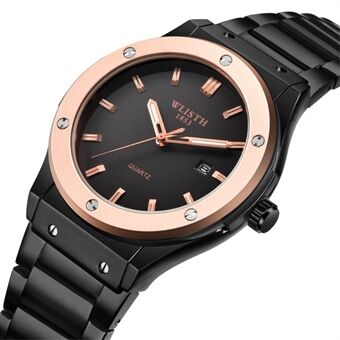 WLISTH S939 Sports Quartz Watch Lysende hverdagsliv Vandtæt armbåndsur med kalendervisning