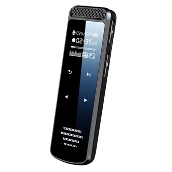 Q55 8GB stemme-til-tekst berøringsskærm lydoptager Zinklegering MP3-afspilning One-key optagelse Stemmeoptagelsesenhed til forelæsninger Møder Klasser