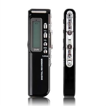 R10 8GB USB LCD-skærm Digital Audio Stemmeoptager Diktafon MP3-afspiller