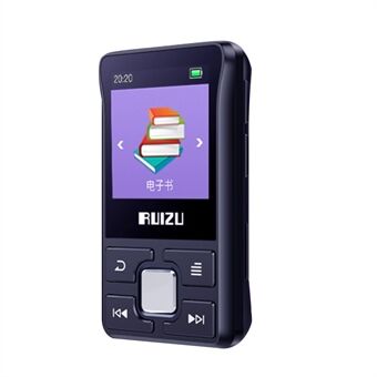 RUIZU X55 1,5-tommer skærm BT MP3 bærbar musikvideoafspiller med højttaler FM-radiooptagelse