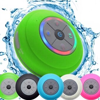 Mini Bluetooth bærbare vandtætte trådløse håndfri højtalere med LED lys subwoofer