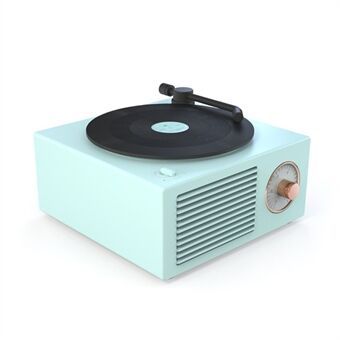 X10 Atomic Bluetooth-højttalere Retro Vinyl Player Desktop Trådløse Mini Stereo Højttalere